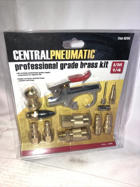 Central Pneumatic Professional Grade Brass Kit