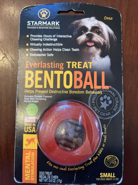 Starmark Everlasting Bento Ball Small Treat Dispensing Tough Dog Chew Toy