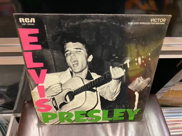 Elvis Presley s/t LP RCA Victor LSP-1254e STEREO 70s reissue SEALED rockabilly