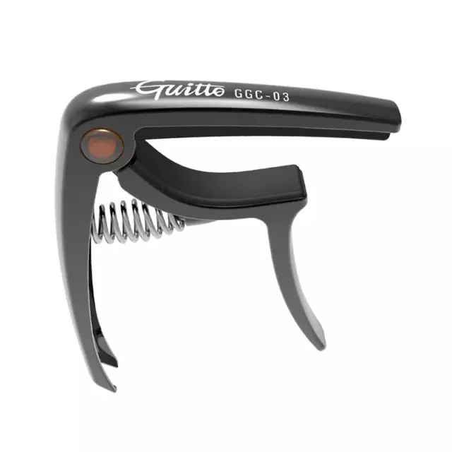 Guitto GGC-03 Guitar Capo for Steel String Acoustic or Electric Guitars in Black