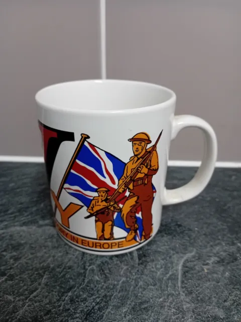 VE DAY 50th ANNIVERSARY OF VICTORY IN EUROPE MUG - KILNCRAFT 1995