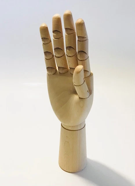 Holz gelenkte Hand Vintage Holz Handpuppe 3