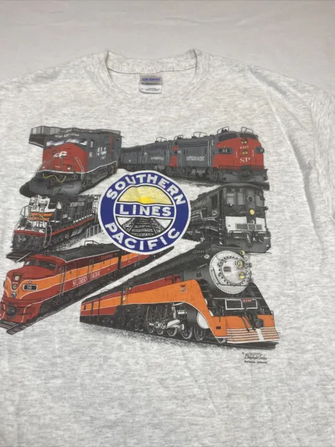 Daylight Southern Pacific Lines T-shirt Railroad Size Medium 2