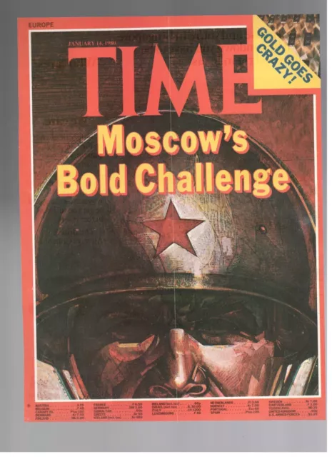 MOSCOW'S Bold Challenge 1980 Time Cover 1 Seite Von Rahmung