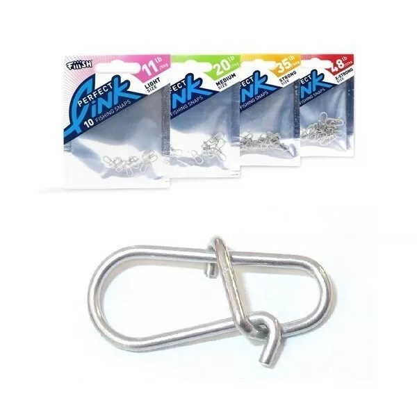 Sgancio Rapido Pesca Perfect Link Snap Fiiish Black Minnow Spinning 11 20 Lb