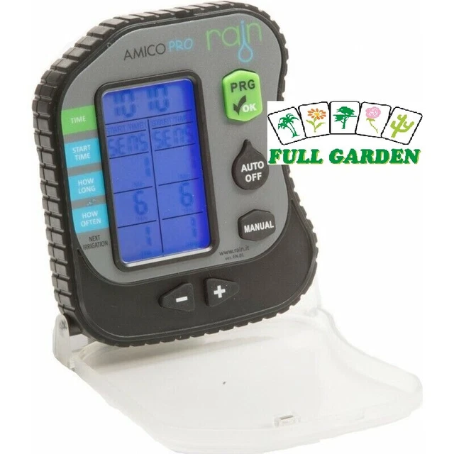IRRIGAZIONE RAIN AMICO PRO 9v batteria CENTRALINA PROGRAMMATORE GIARDINO