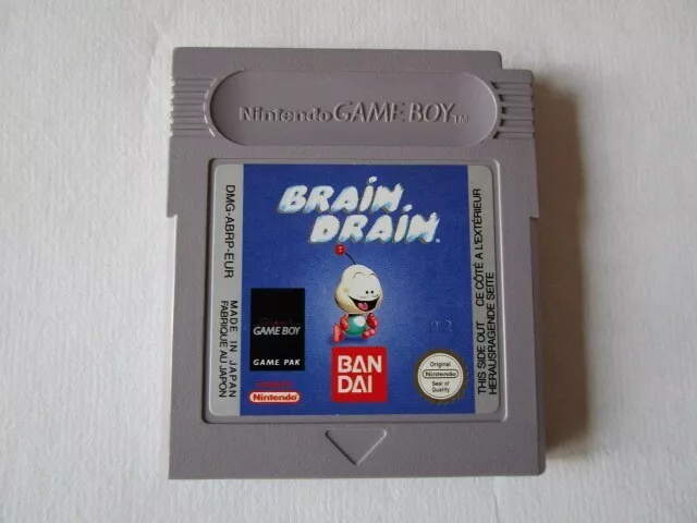 Gameboy  Spiel – Brain Drain – nur das Modul