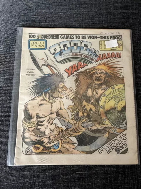 2000AD Comic - Prog 357 - 25 February 1984 - 40th Birthday Gift