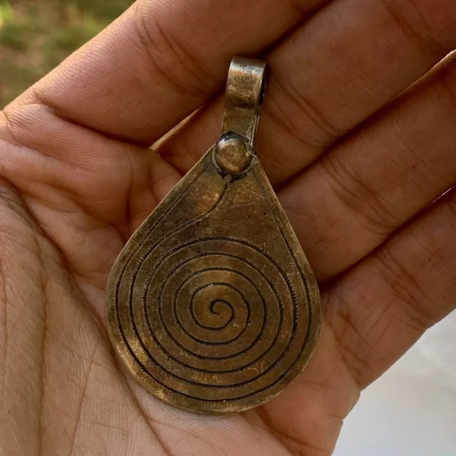 Very Old Rare Ancient Viking Amulet Silver Artefact Authentic Stunning