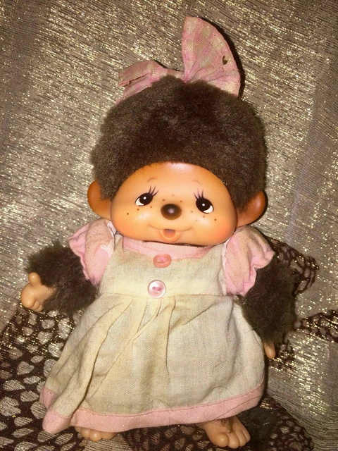 Peluche Géante Kiki Monchichi Seguchi - Tenue Originale La Monella - Occasion