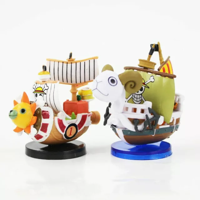 Anime One Piece Figure Thousand Sunny Ship Going Merry Pirate Boat Model Doll