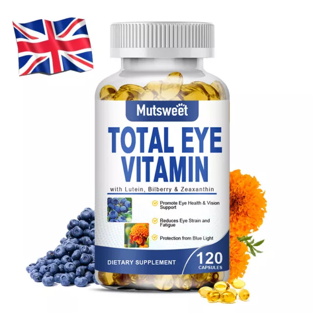 Eye Complex with Lutein, Bilberry & Zeaxanthin Eye Health & Vision Support 120pc