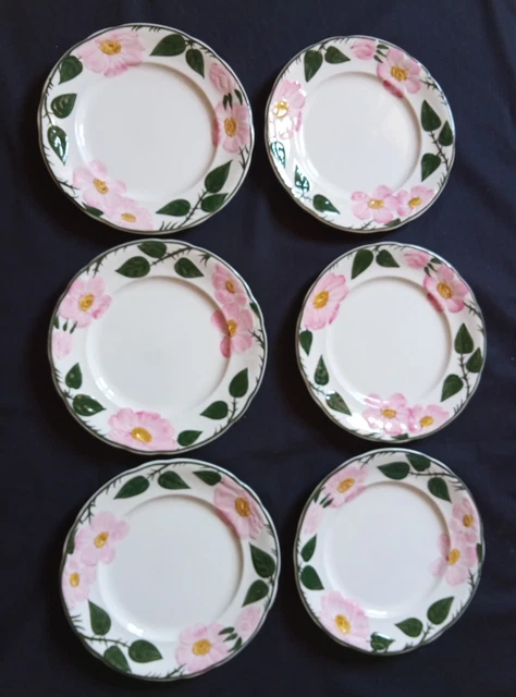 Ensemble Petit-déjeuner Wild Rose Villeroy & Boch, Tasse, Soucoupe, Coquetier, Assiette, état D'occasion