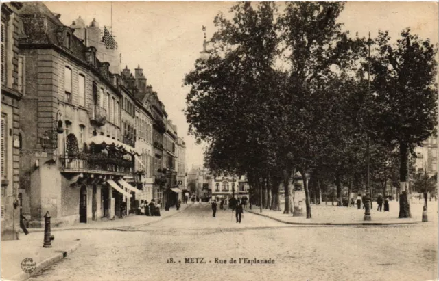 CPA AK METZ - Rue de l'Esplanade (650984)