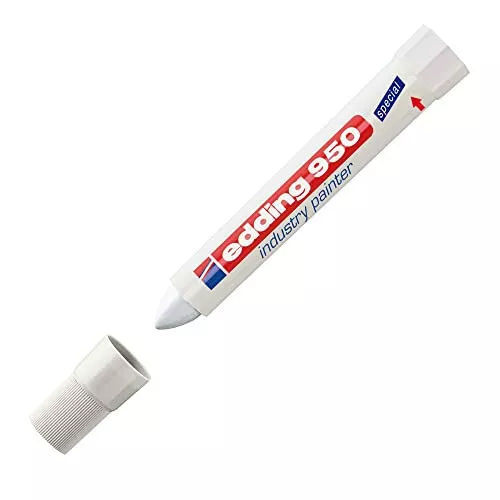 10 x Edding 950 industry painter Spezialmarker Strichstärke 10mm weiß (10erPack)