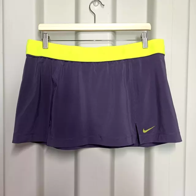 Nike Womens Skirt BNWT Purple Size XL UK 16 18 Dri Fit Tennis Golf Athleisure