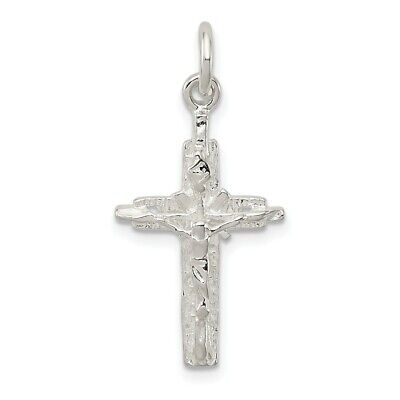 925 Sterling Silver Inri Crucifix Cross Religious Pendant Charm Necklace Latin