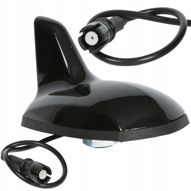 Antenna Auto 41cm Raku 2 Con Amplificatore - Per Ford Mondeo, Fiesta, Focus, Kuga, C-MAX, KA, Transit