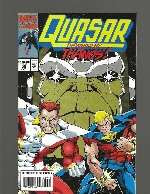 Quasar #59 (Marvel,1994) NM- 9.2, Thanos & Eros Appearance, great story