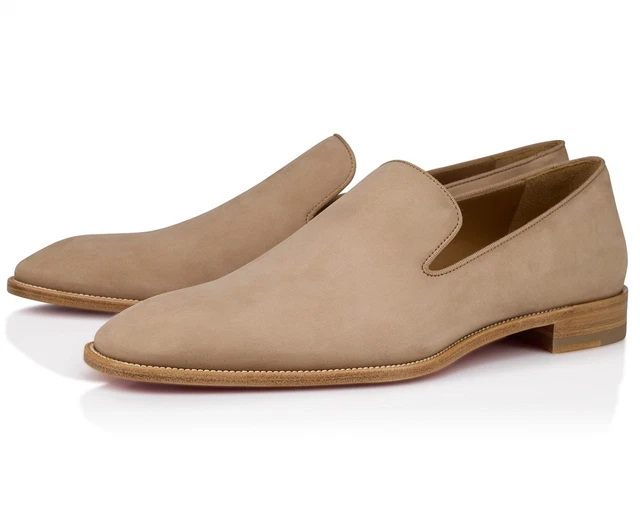 CHRISTIAN LOUBOUTIN MENS Danny Flex Flat Lionne Beige Calf  display picture 1