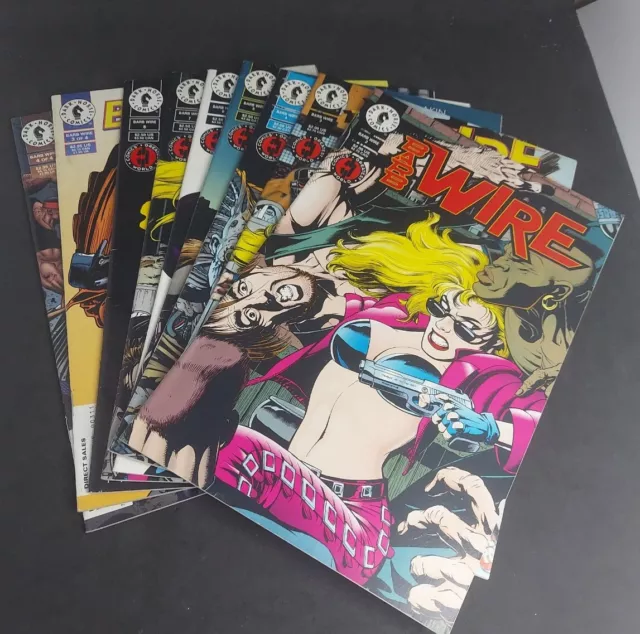 BarbWire 2-8 Comic Lot of 9 Dark Horse 1993 Barb Wire Ace of spades 3 4