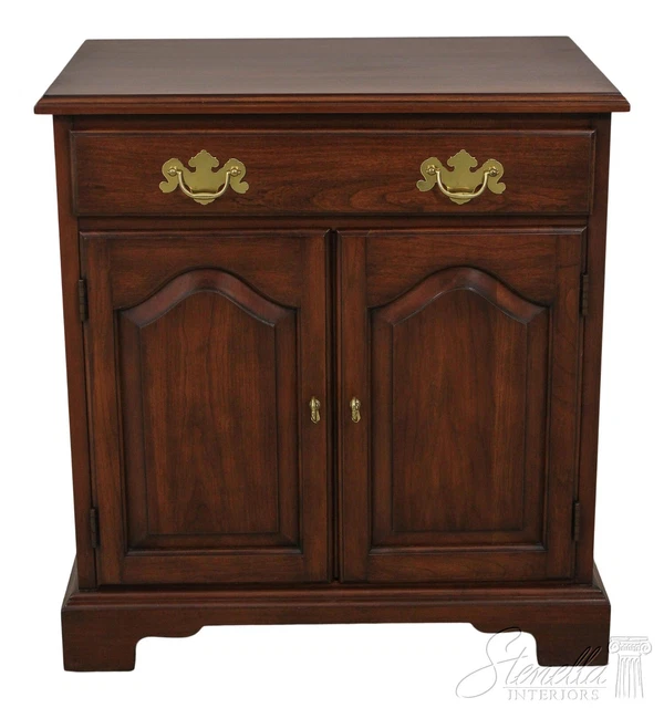 59153EC: HENKEL HARRIS Cherry 2 Door Nightstand Cabinet