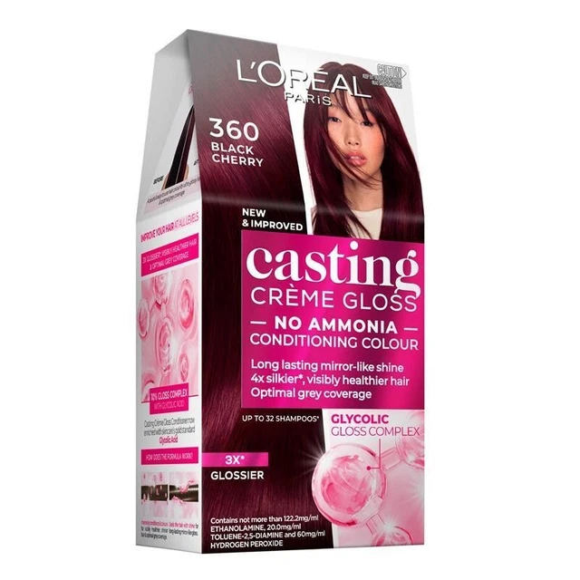 L'OREAL PARIS CASTING Creme Gloss Semi-Permanent Hair Color Dye 360 ...