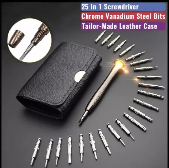 Coffret tournevis de précision 32 pc Reparation téléphone Console Mp3  Ordinateur outils atelier bricolage 3417047