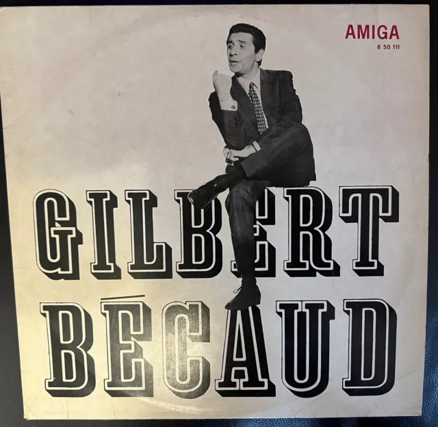 Gilbert Bécaud Amiga LP 1969 DDR