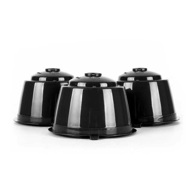 Paris Prix - Lot De 3 Capsules à Café "ecolo" 5cm Noir