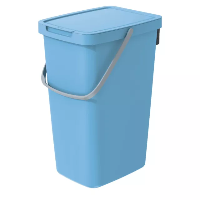 Abfalleimer Mulleimer Abfallsortierbehälter Mülltrennbehälter Behälter Hellblau