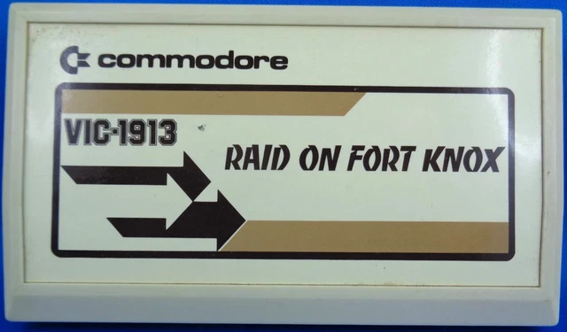 Jeu Vidéo VIC-20 : Raid On Fort Knox (VIC 1913) - Cartouche Avec Boîte, 1981