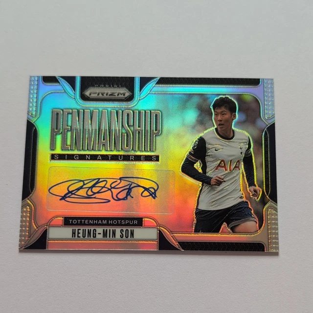 2024-25 PANINI PRIZM epl Heung-Min Son Penmanship auto