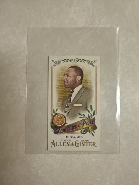2016 Topps Allen & Ginter MARTIN LUTHER KING JR MINI - Laureated of Peace
