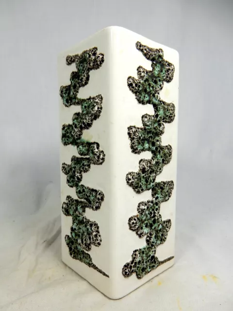 Unusual 70´s  WGP design FOHR Keramik " Fat Lava  " pottery vase 341 - 15 cm