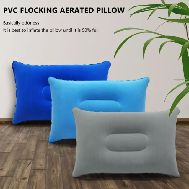 Air Pillow Inflatable Cushion Portable Head Lumbar Rest Travel Camping Portable
