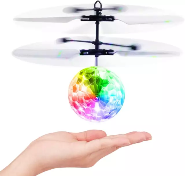 Flying Ball Toys,BouleVolante Lumineuse Hover Ball Fly Spinner Orb