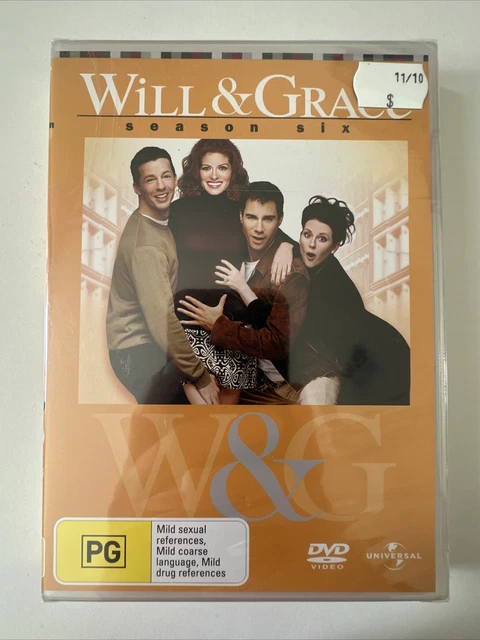 Will & Grace : Complete Season 6 Brand New Sealed (DVD) Region 4