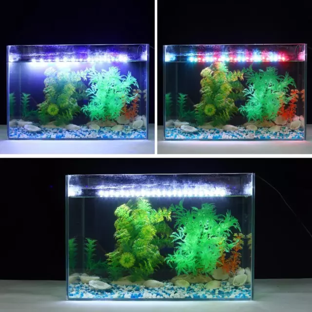 90-260V Underwater Aquariums Decor Lighting Waterproof Plant Grow Lamp 18-58 CM