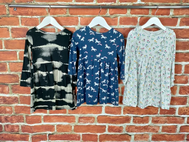 Girls Bundle Age 2-3 Years Jojo Maman H&M Etc Long Sleeve Dress Set Party 98Cm