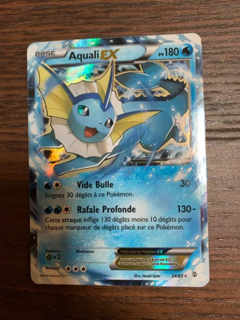 Carte Pokémon Aquali EX 24/83 XY Génération Bloc XY FR