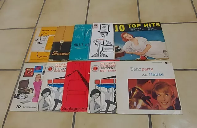 10x Original LP's Vinyl 50er Jahre