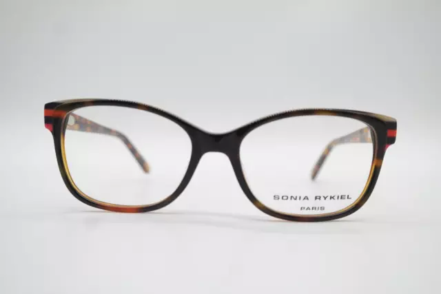 Lunettes SONIA RYKIEL SR8054 Braun Bariolé Ovale Monture Lunettes Neuf