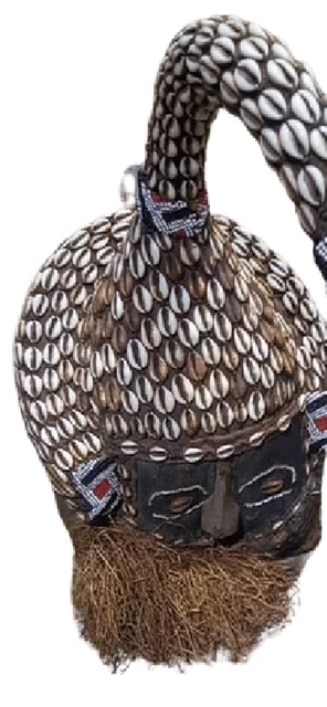 African Art Kuba Mukenga Helmet Mask From Democratic Republic Of Congo