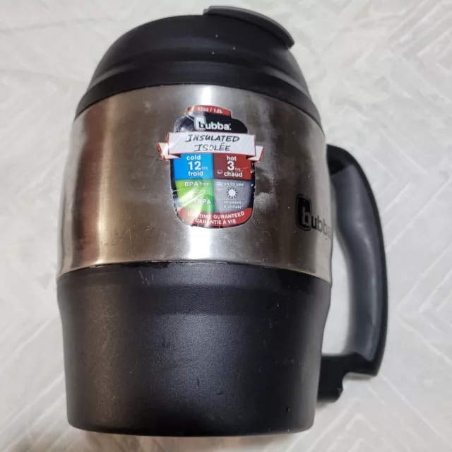 Bubba Keg Classic 52oz Insulated Mug Cup Tumbler Black Stainless water jug 3