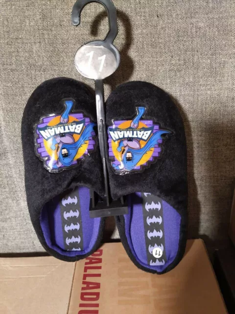 Pantofole da bambino invernali originali Batman  con antiscivolo taglia 11
