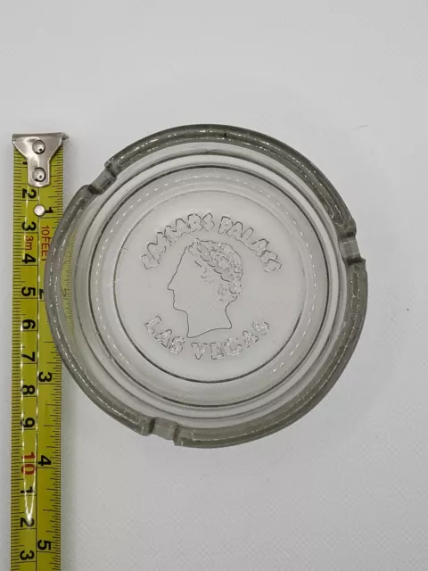 Vintage Ashtray - Caesars Palace Clear Glass
