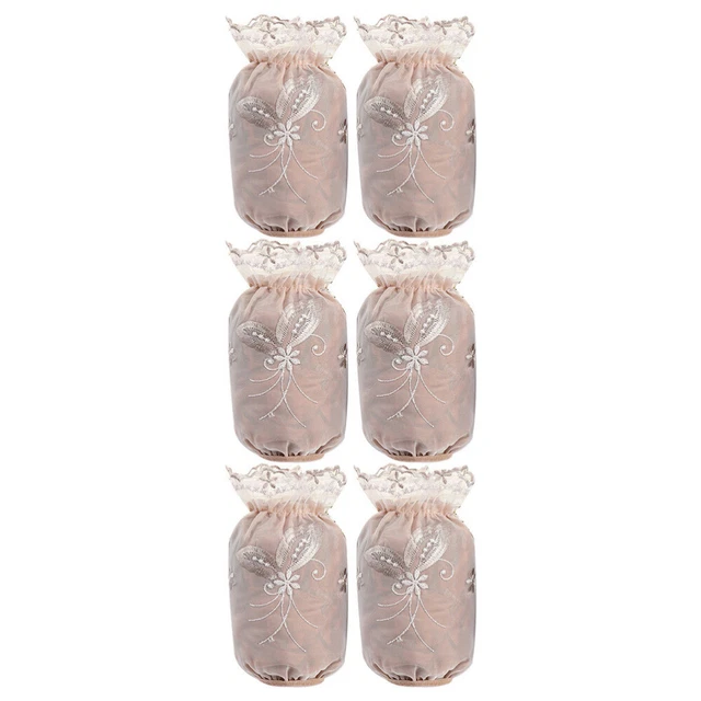 3Pairs de nettoyage manches de protection courtes lâches dentelle oielle
