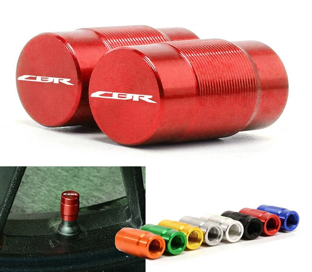 For Honda CBR CBR650R 600RR 1000RR Motorcycle Valve Stem Caps Tire Valve Plug