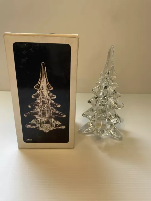 VTG Crystal Christmas Tree by Gorgeous Designs Inc. 6” Made in Taiwan